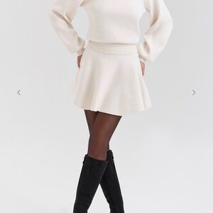 House of CB wool/cashmere skirt